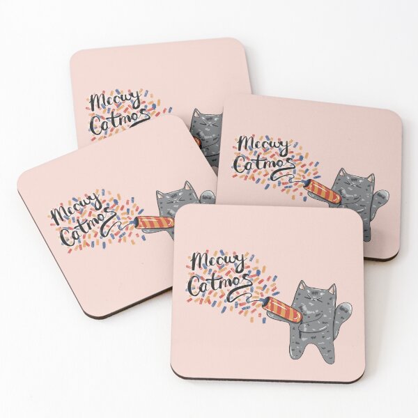 Item preview, Meowy Catmas Firecracker Cat Print designed and sold by Julia Sol.