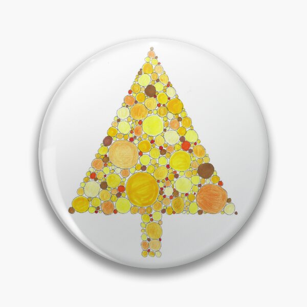 Item preview, Yellow bauble Christmas tree designed and sold by LCBCreations.