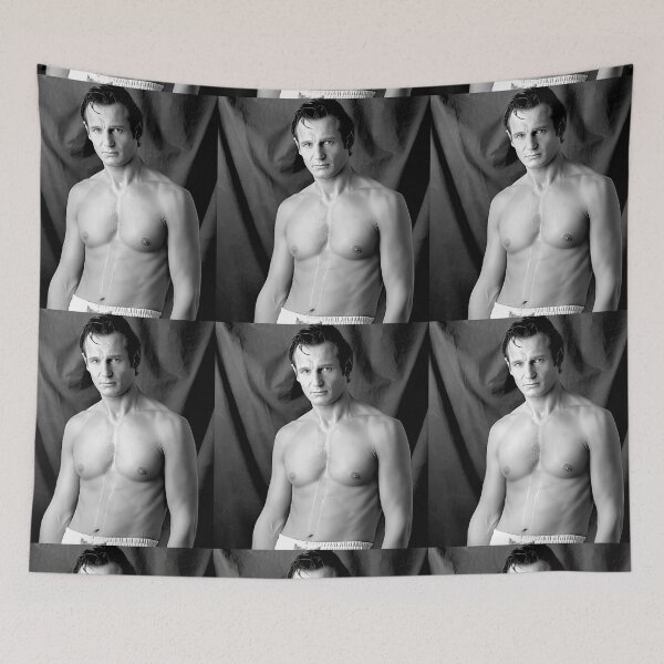 Item preview, liam neeson shirtless designed and sold by warshipologiste.