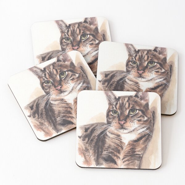 Item preview, tiggy the tabby cat painting designed and sold by mike theuer.