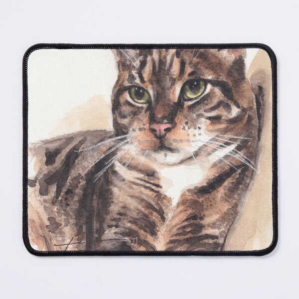 Item preview, tiggy the tabby cat painting designed and sold by mike theuer.