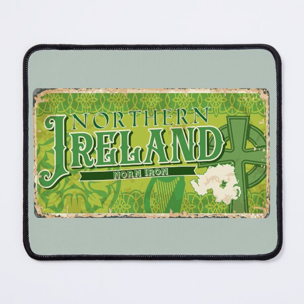 Item preview, NORTHERN IRELAND (Norn Iron) Flag Sticker T-Shirt 01 designed and sold by LocationInks.