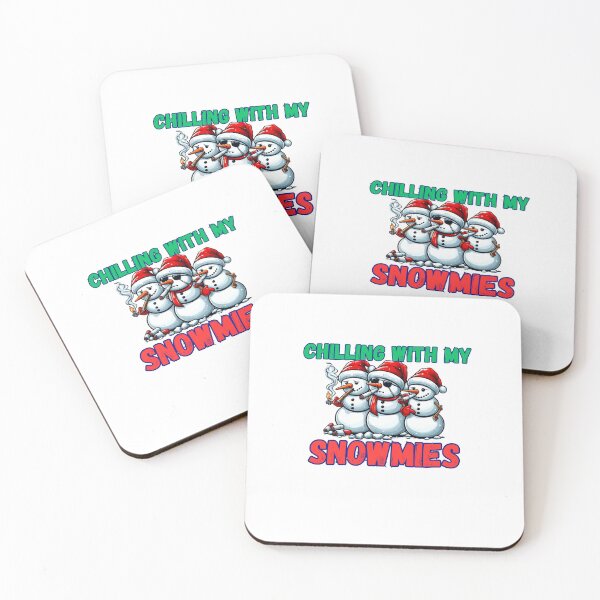 Item preview, Chillin' with my Snowmies - Christmas Snowman Vibe designed and sold by GalaxyGraffiti.