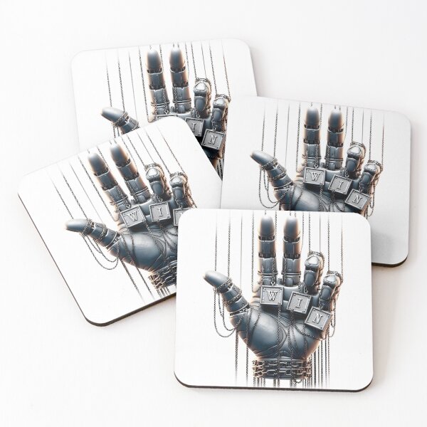 Item preview, Hand with WIN Plaques designed and sold by Glariix.