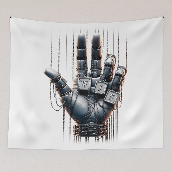 Item preview, Hand with WIN Plaques designed and sold by Glariix.
