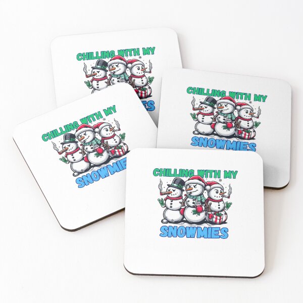 Item preview, Chillin' with my Snowmies - Christmas Snowman Vibe designed and sold by GalaxyGraffiti.