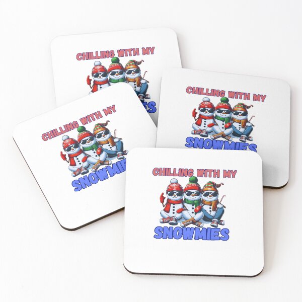Item preview, Chillin' with my Snowmies - Christmas Snowman Vibe designed and sold by GalaxyGraffiti.