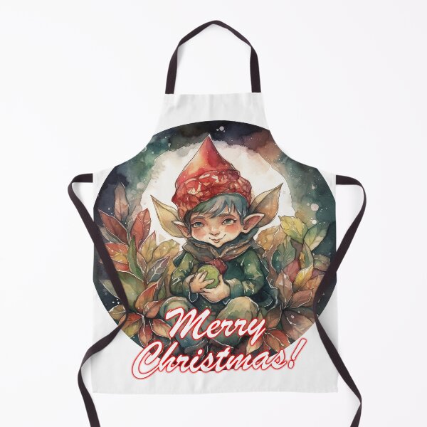 Item preview, A watercolor illustration Christmas cute elf 3 designed and sold by Mickeymouse2023.