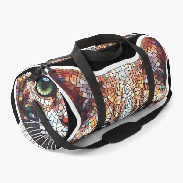 Item preview, Mosaic profile of a streetcat designed and sold by AI-Only Creations.
