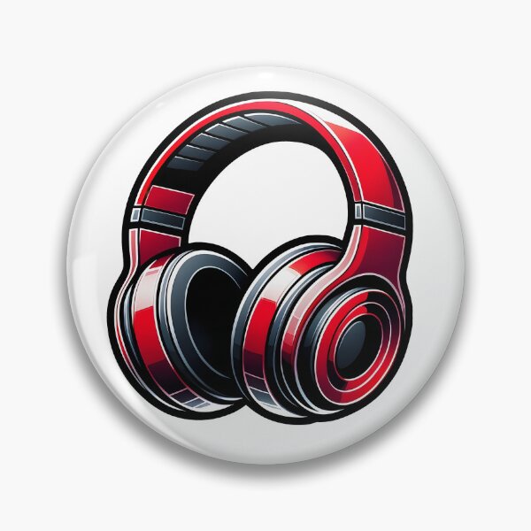 Item preview, Red Wireless Headphones designed and sold by Truck Stop One.