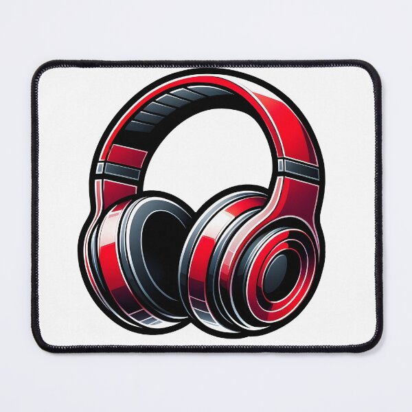 Item preview, Red Wireless Headphones designed and sold by Truck Stop One.
