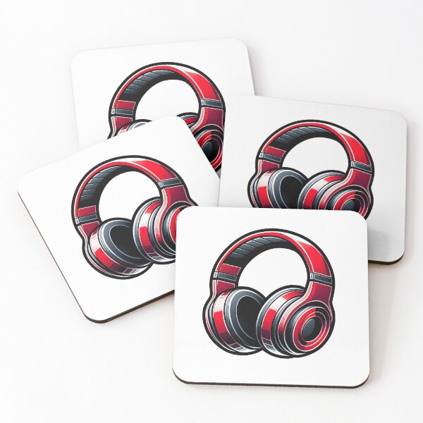Item preview, Red Wireless Headphones designed and sold by Truck Stop One.