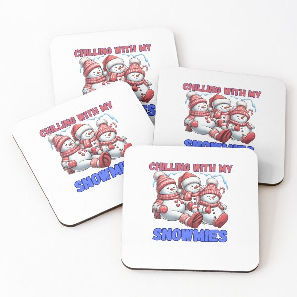 Item preview, Chillin' with my Snowmies - Christmas Snowman Vibe designed and sold by GalaxyGraffiti.