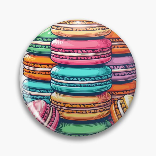 Item preview, Stack of colorful macarons designed and sold by LongIslandDesgn.