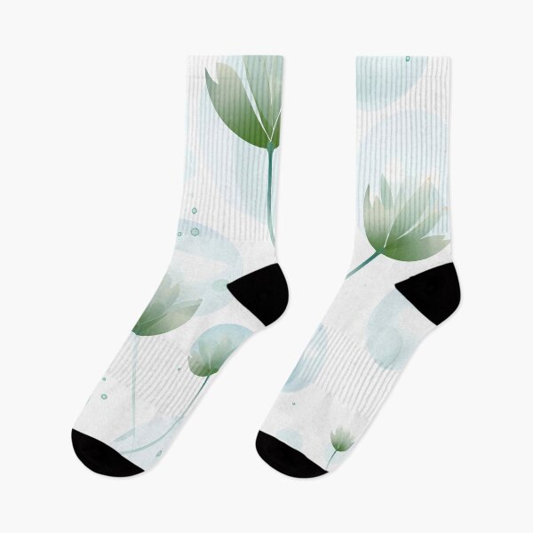 Item preview, Serenity Ripples: Zen Water Lily Pattern designed and sold by aiartbay.