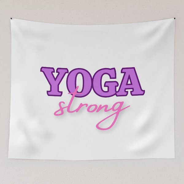 Item preview, Yoga Strong - A Meditation and Mindfulness Design designed and sold by Mindful-Designs.