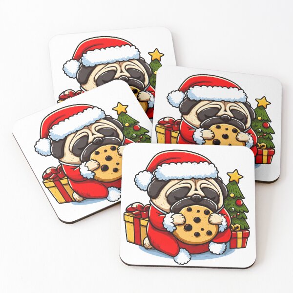 Item preview, Zen Pug Bliss: Christmas Cookie Meditation designed and sold by EpicPaws.
