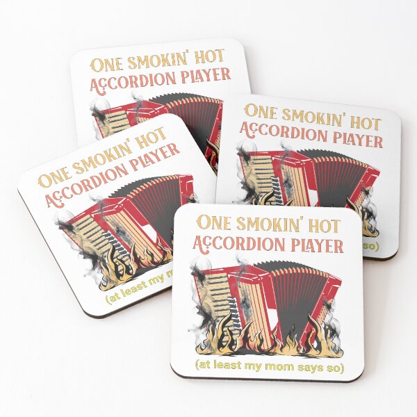 Item preview, Smokin' Hot Accordion Player designed and sold by TempoTees.