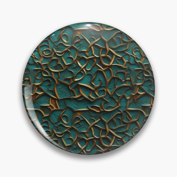 Item preview, Kaleidoscope of Metallic Ornaments pattern designed and sold by VISIONARTIST.