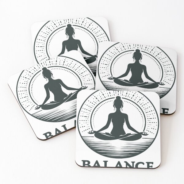 Item preview, Yoga pose silhouette designed and sold by LongIslandDesgn.