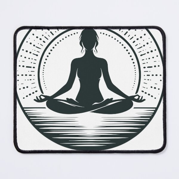 Item preview, Yoga pose silhouette designed and sold by LongIslandDesgn.