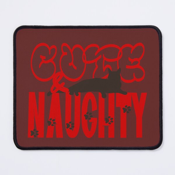 Item preview, Christmas cat Santa nice or naughty list. Cute and Naughty. designed and sold by VieBelieve.