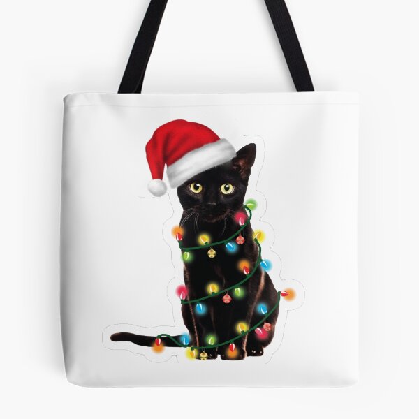 Item preview, Cat, lights, Christmas designed and sold by Rami Khalifah.