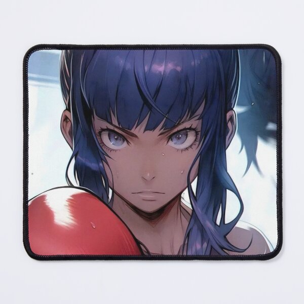 Item preview, A Boxing anime girl in ring portrait art designed and sold by TheArtistOf2022.