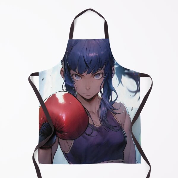 Item preview, A Boxing anime girl in ring portrait art designed and sold by TheArtistOf2022.