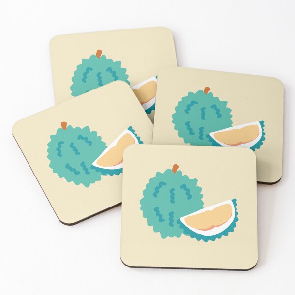 Item preview, Cute hand drawn illustration of a durian fruit designed and sold by goodputty.