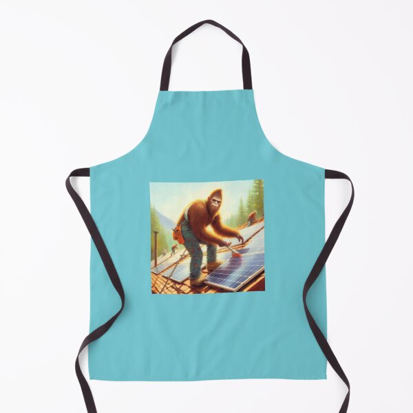 Item preview, Bigfoot Installing Solar Panels designed and sold by CrankyOldDude.