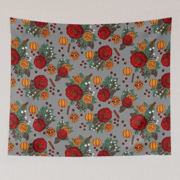 Item preview, Winter floral citrus and spice designed and sold by Quick Brown Fox Canada.