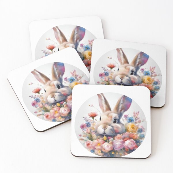 Item preview, Glorious beautiful flower bunny  designed and sold by CharlyB.