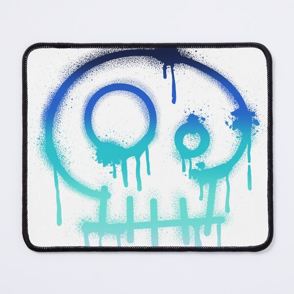 Item preview, Skull Spray Paint, Color Gradient, blue designed and sold by AlfabetDesign.