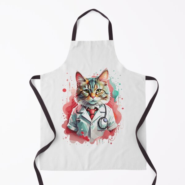 Item preview, Paws for Healing: Cat Doctor Illustratio designed and sold by cutiepie11cats.