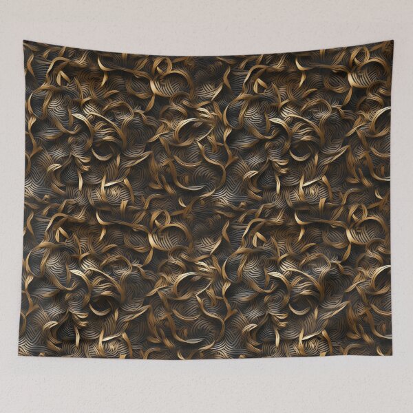 Item preview, Kaleidoscope of Metallic Ornaments pattern designed and sold by VISIONARTIST.