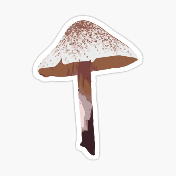 Mushroom from the garden Sticker