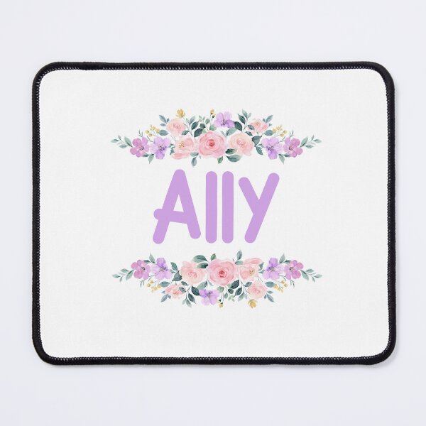 Item preview, Purple Flower Ally Name Label designed and sold by NormadWorld.