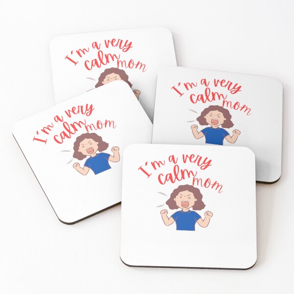 Item preview, Humorous Mom Tee and more: 'I'm a Very Calm Mom' Design designed and sold by TeeAauthenticF.