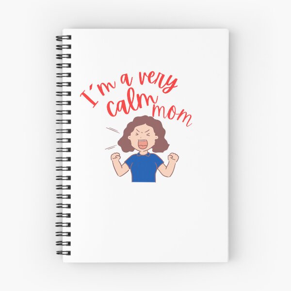 Item preview, Humorous Mom Tee and more: 'I'm a Very Calm Mom' Design designed and sold by TeeAauthenticF.