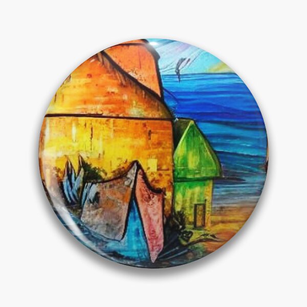 Item preview, Village on the coast 2 designed and sold by George Hutton Hunter.