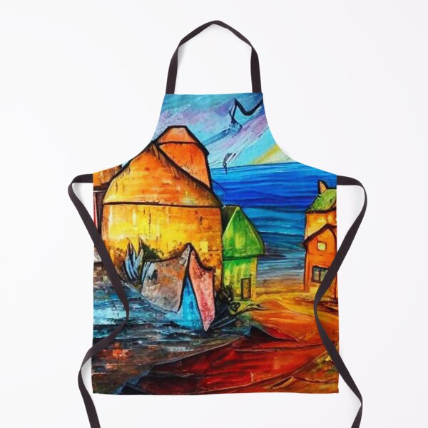 Item preview, Village on the coast 2 designed and sold by George Hutton Hunter.