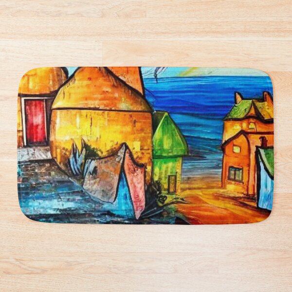 Item preview, Village on the coast 2 designed and sold by George Hutton Hunter.