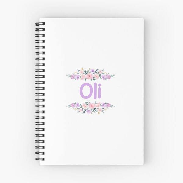 Item preview, Purple Flower Oli Name Label designed and sold by NormadWorld.