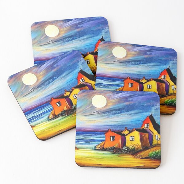 Item preview, Village on the coast 3 designed and sold by George Hutton Hunter.
