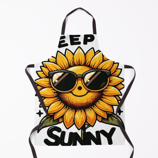 Item preview, Happy sunflower with sunglasses designed and sold by LongIslandDesgn.