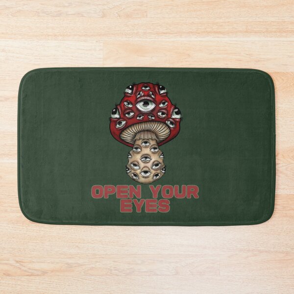 Item preview, OPEN YOUR EYES. TRIPPY MUSHROOM COOL DESIGN designed and sold by La Loca.