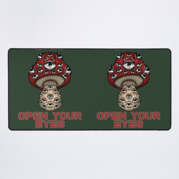 Item preview, OPEN YOUR EYES. TRIPPY MUSHROOM COOL DESIGN designed and sold by La Loca.
