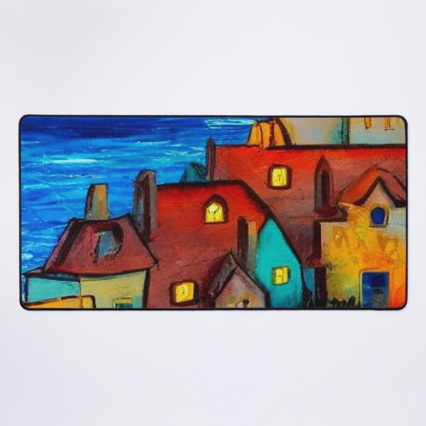 Item preview, Village on the coast 4 designed and sold by George Hutton Hunter.