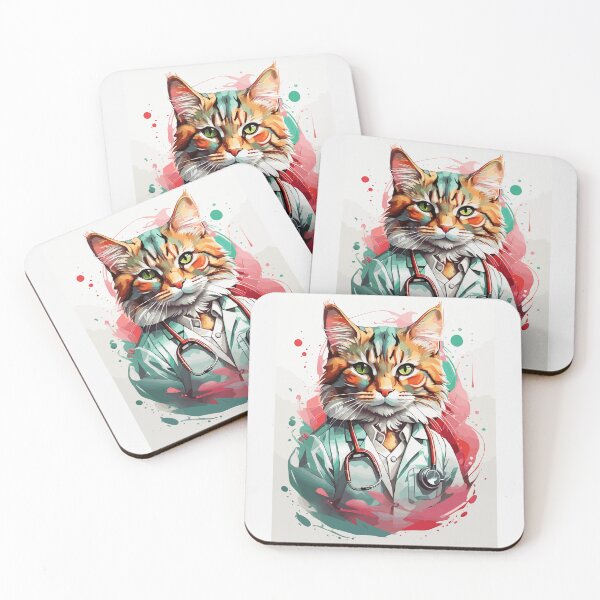 Item preview, Doctor Ginger Cat - The Purrfect Gift for Medical Workers! designed and sold by cutiepie11cats.